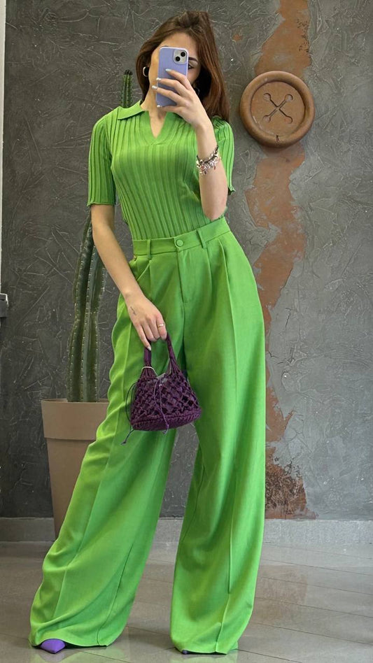Pantalone Zendaya verde