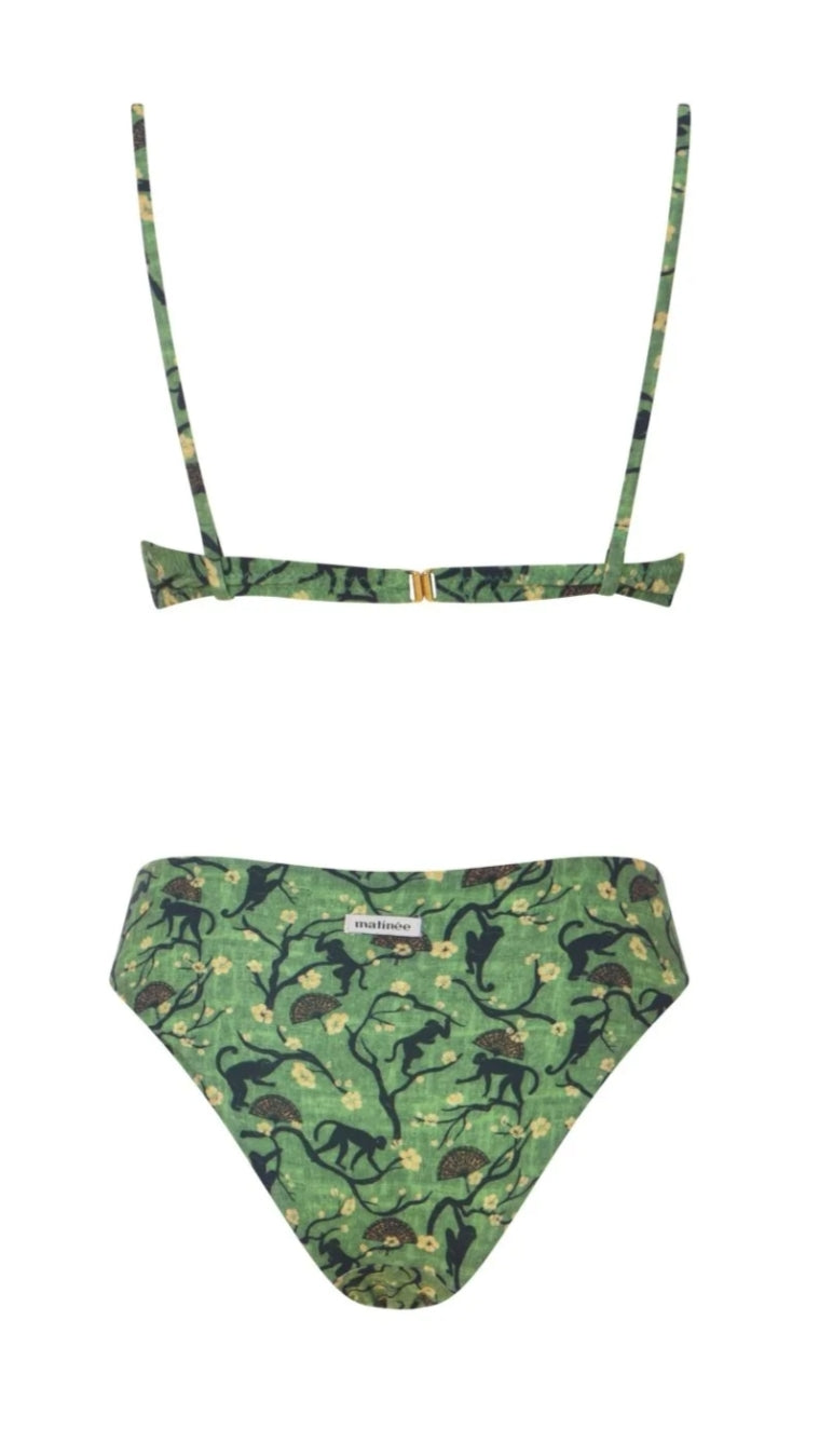 Bikini Leonor scimmia verde CB 5057